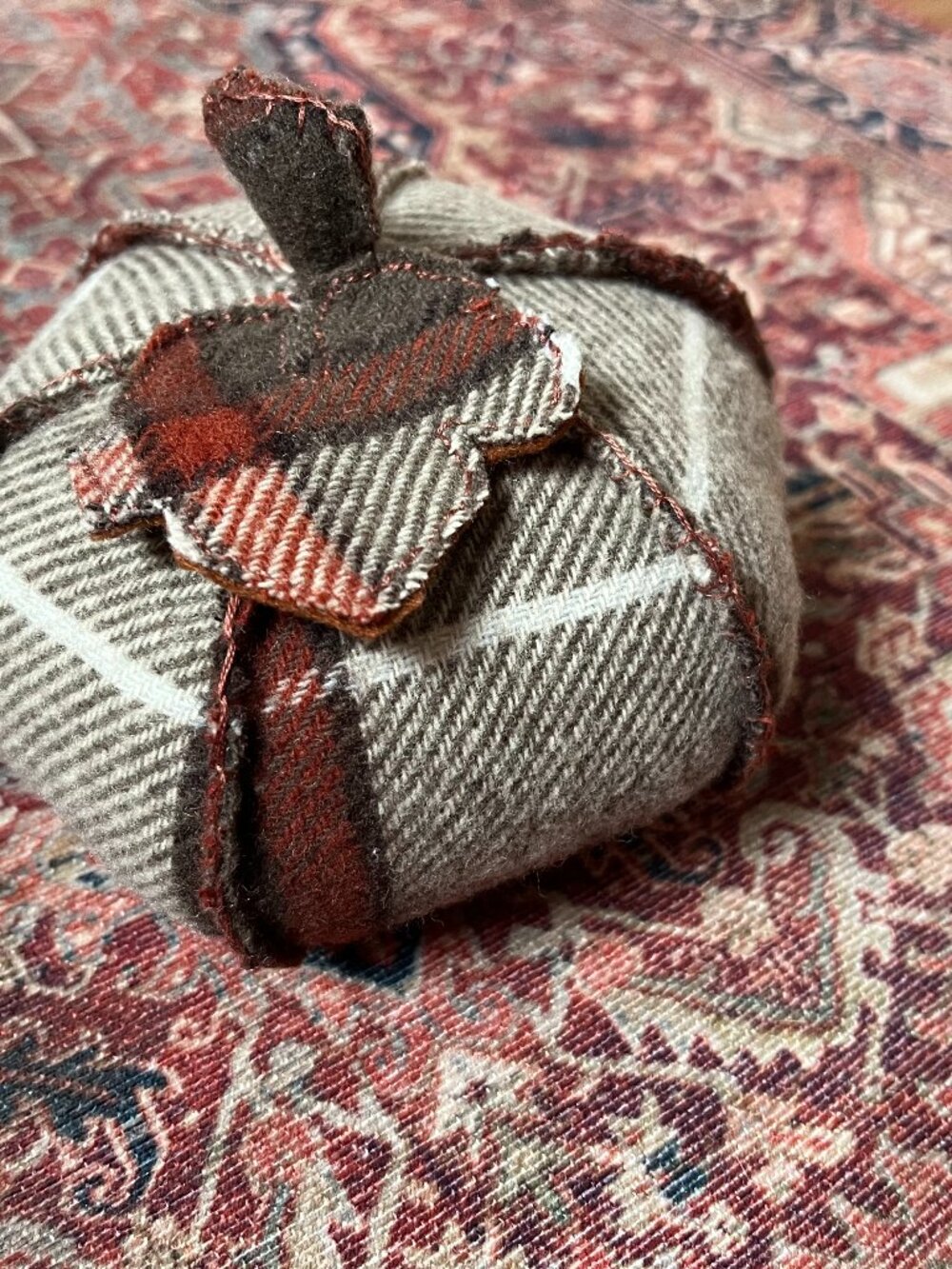 NEW - Handmade Cloth Pumpkin